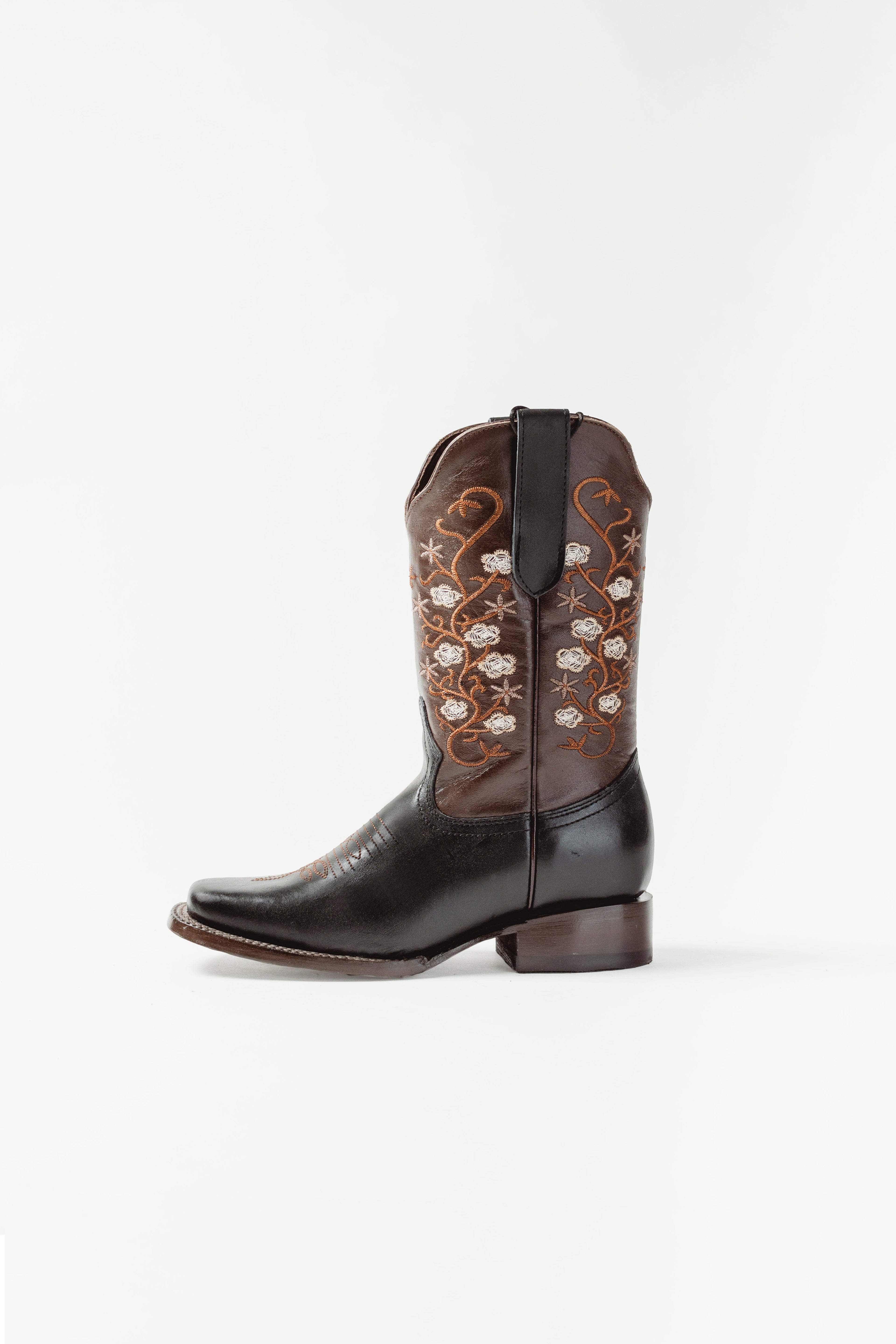 Bota Vaquera Azteca Negra 403