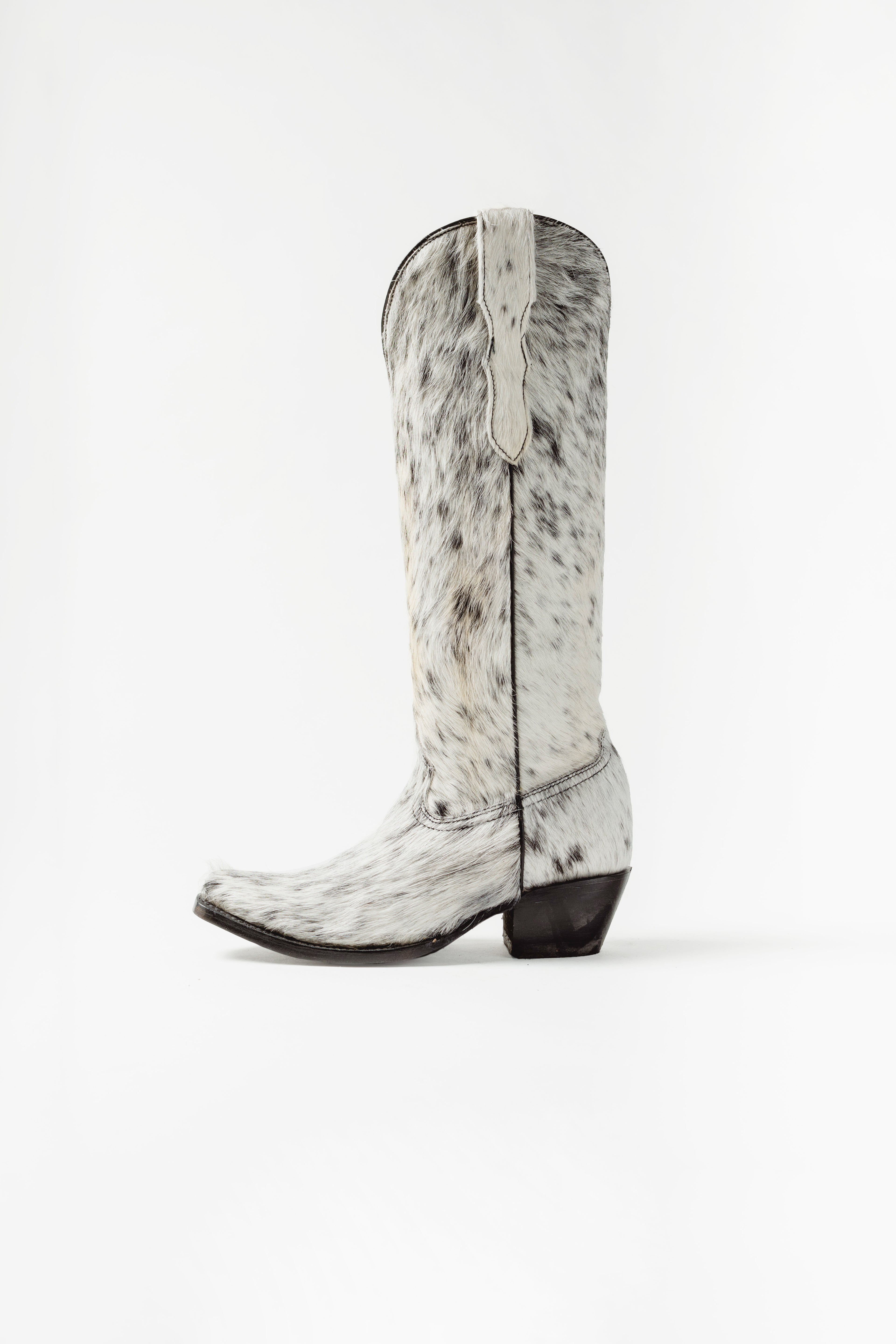 Bota Vaquera Gypsy  Blanco/Negro 020