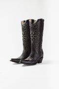 Bota Vaquera Obsidiana Negro 005