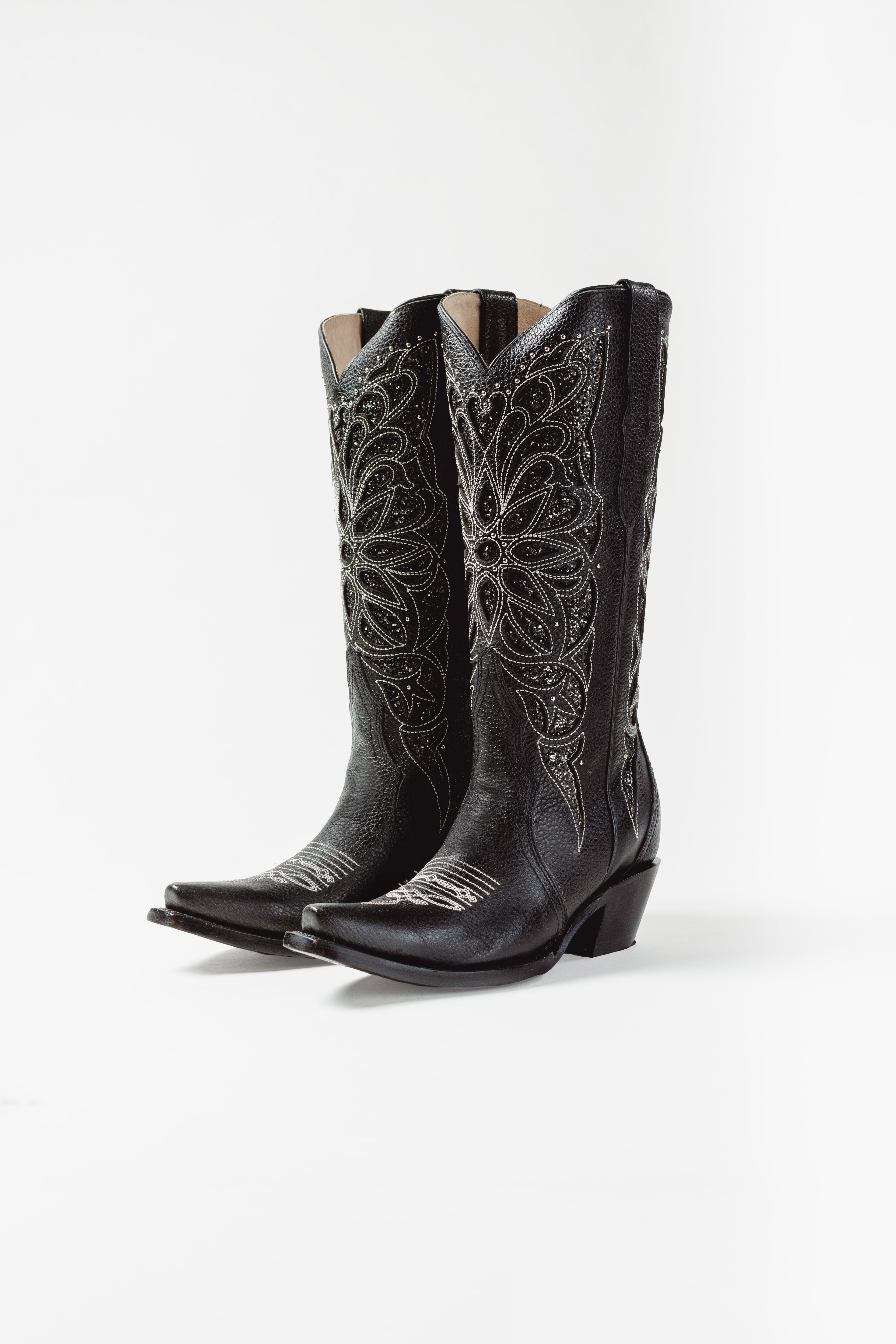 Bota Vaquera Obsidiana Negro 005