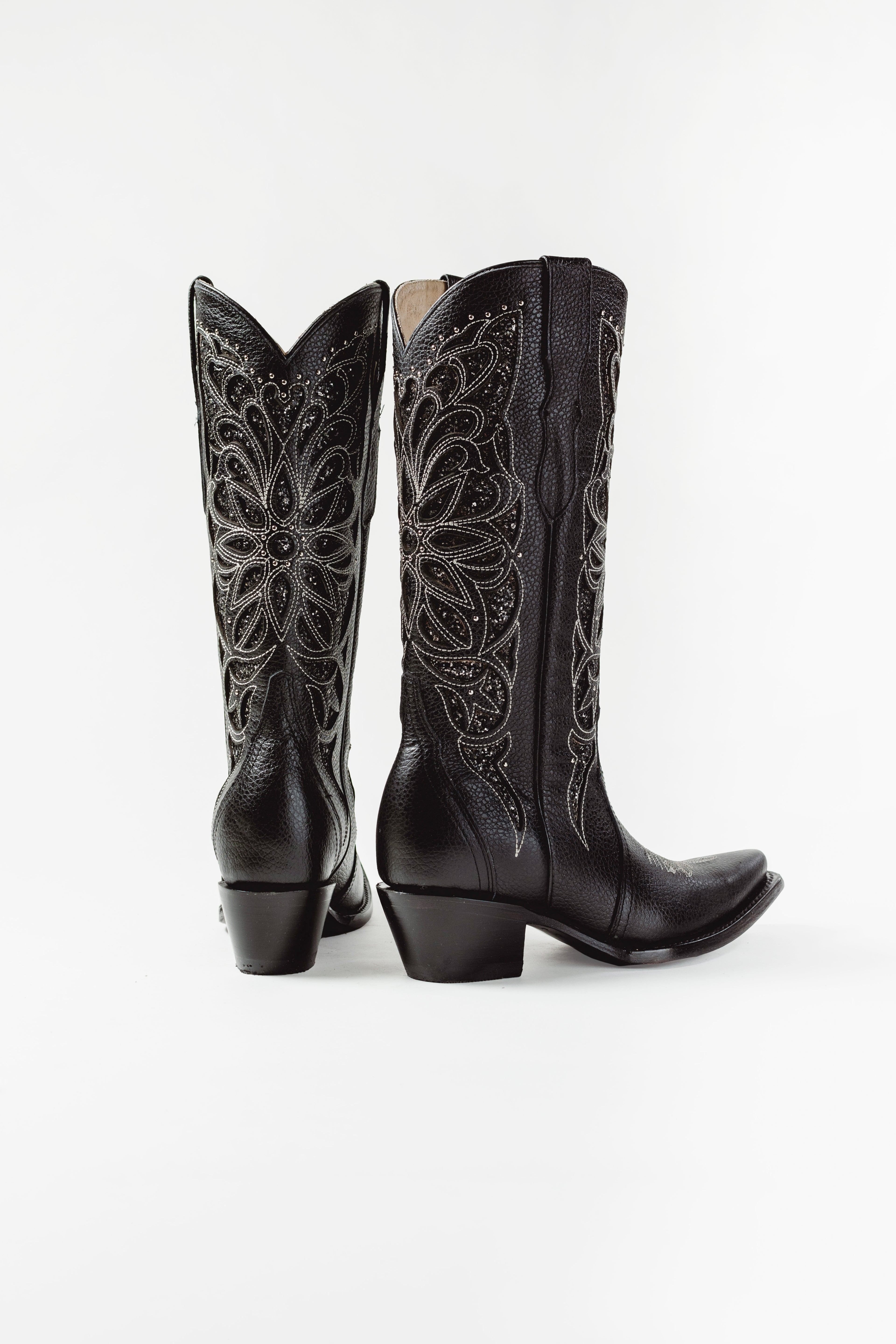 Bota Vaquera Obsidiana Negro 005