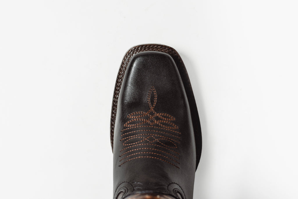Bota Vaquera Azteca Negra 403