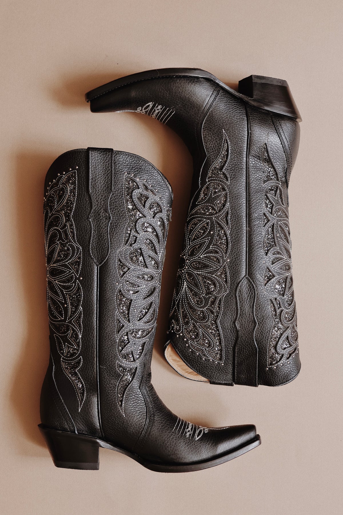 Bota Vaquera Obsidiana Negro 005