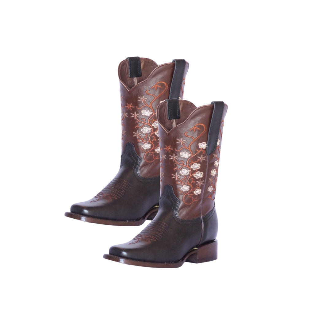 Bota Vaquera Azteca Negra 403